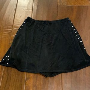 Rhinestoned Dance Skort